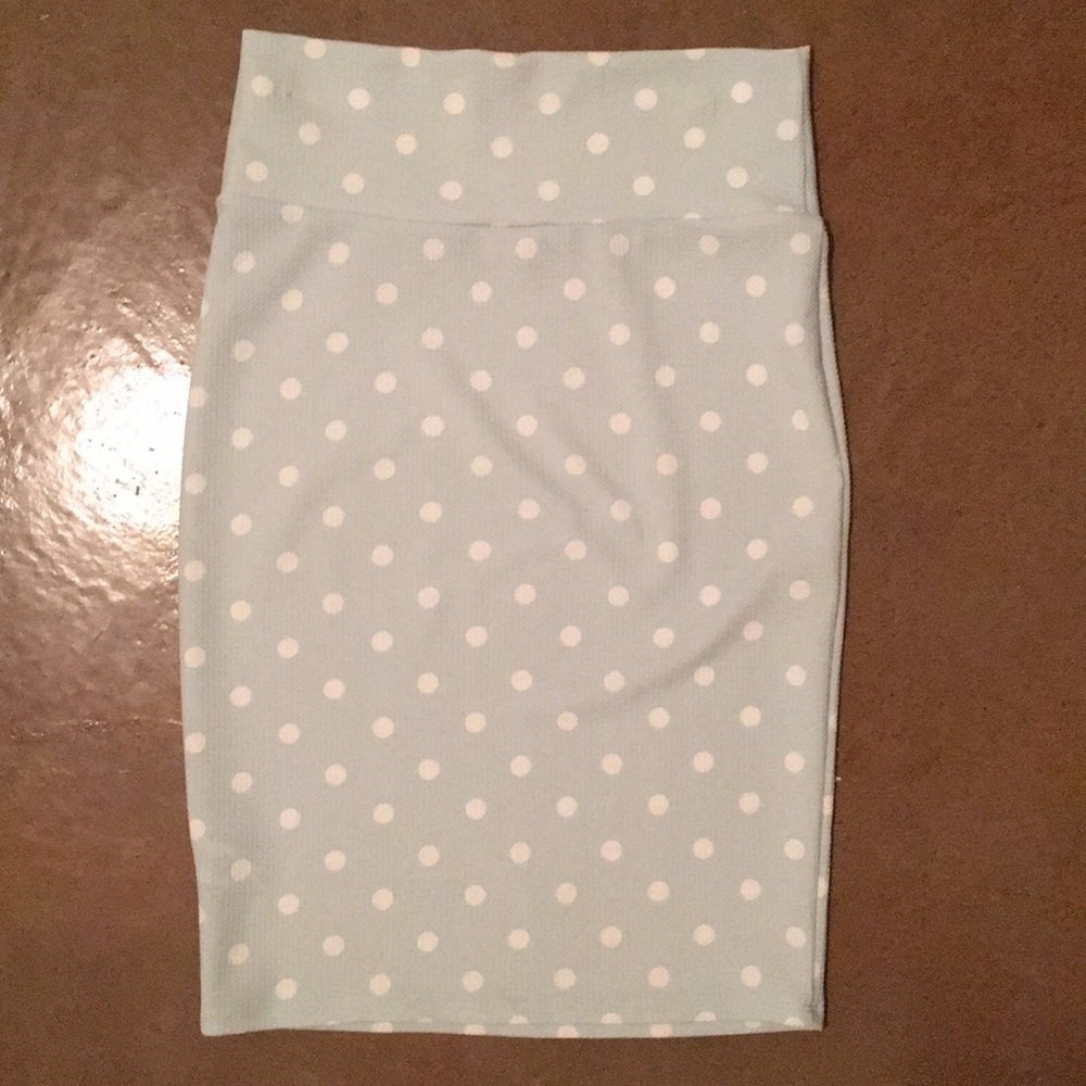 Polka dot lularoe Cassie skirt